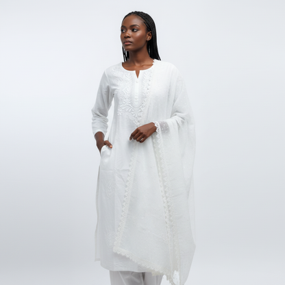white gaji set