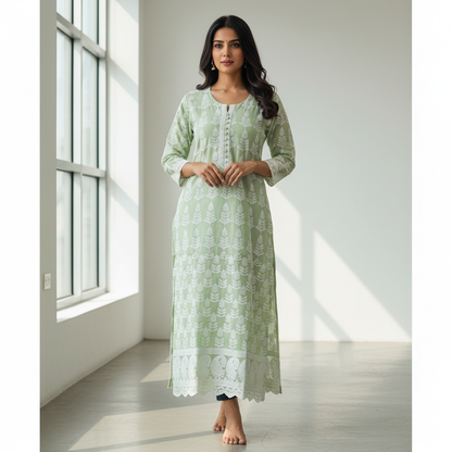 CUT WORK KURTI