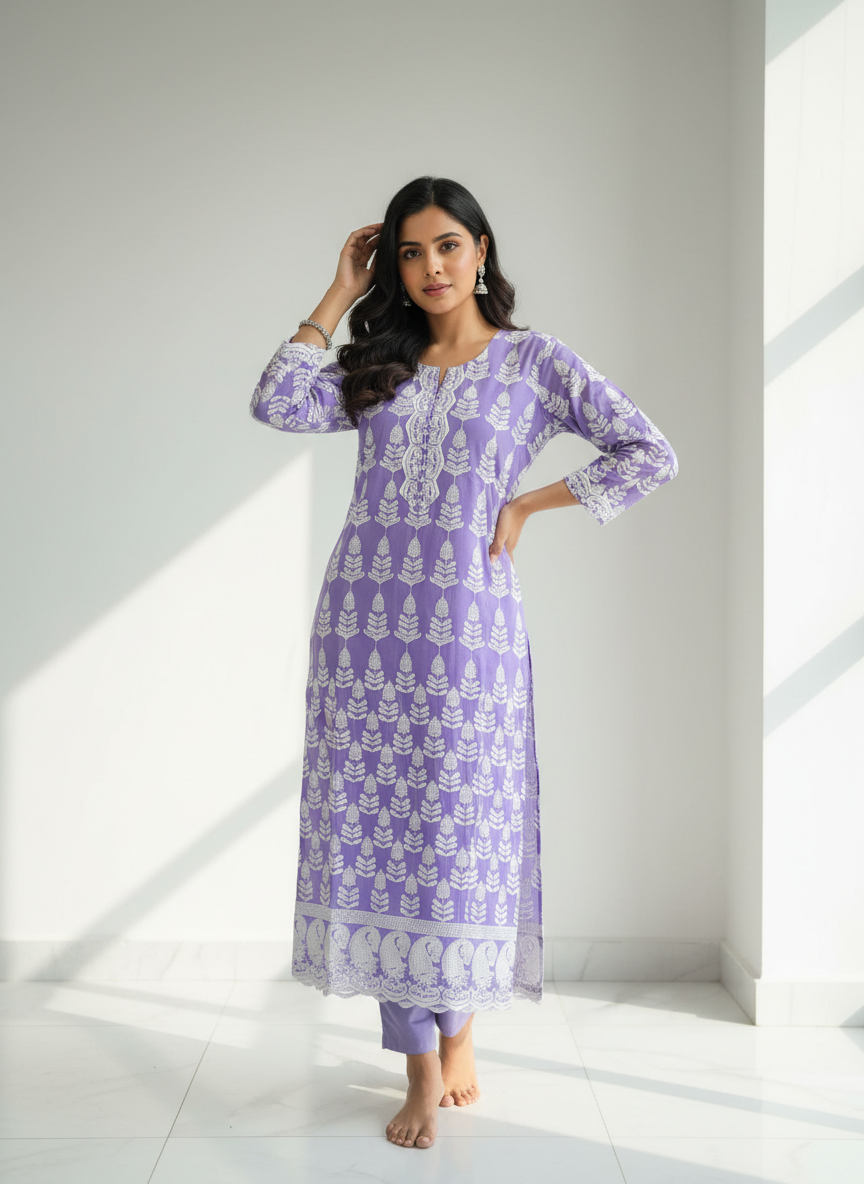 CUT WORK KURTI