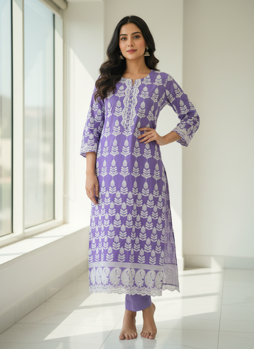 CUT WORK KURTI