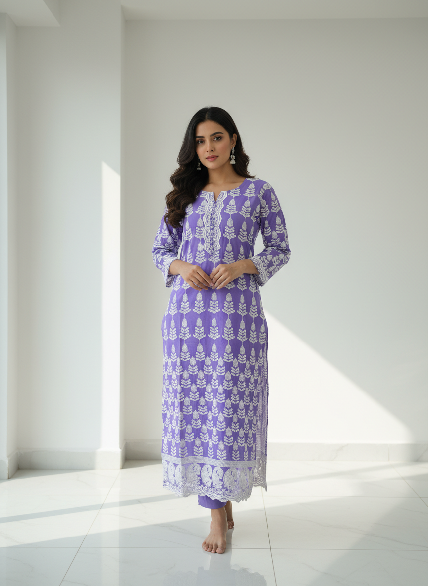 CUT WORK KURTI